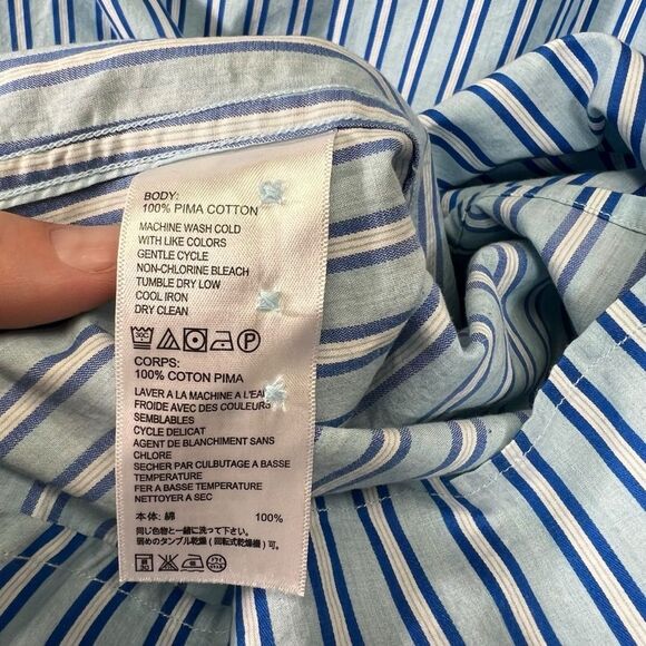 New Tommy Bahama stretch 100% PIMA COTTON button down XL. NWT - Picture 15 of 16